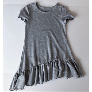 Afton Street Asymmetrical Ruffle Tshirt dress 4t